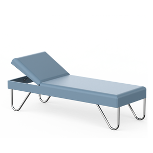 <span class=keywords><strong>Table</strong></span> d'<span class=keywords><strong>examen</strong></span> pédiatrique manuelle en acier inoxydable KC02 avec dossier réglable et garantie de 5 ans - Product Image 1