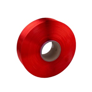 Sợi <span class=keywords><strong>polyester</strong></span> 300D <span class=keywords><strong>Poy</strong></span> kết cấu Màu Đỏ sợi 100% sợi <span class=keywords><strong>polyester</strong></span> - Product Image 2