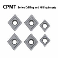 Vente en gros d'usine, plaquettes en carbure de la série CCMT060204 CPMT080204 pour outils de perçage universels