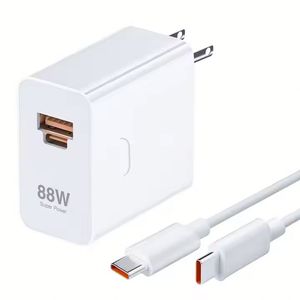 High Quality 88W Quick Charge US/EU <b>Plug</b> Type <b>C</b> Fast Charger A+<b>C</b> Power Adapter Travel Phone Charger for Xiaomi for Huawei - Product Image 1