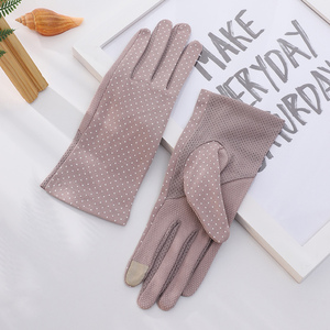 <span class=keywords><strong>Gants</strong></span> d'été personnalisés avec logo, protection solaire UV, écran tactile, antidérapants, en <span class=keywords><strong>soie</strong></span> glacée pour femmes - Product Image 6