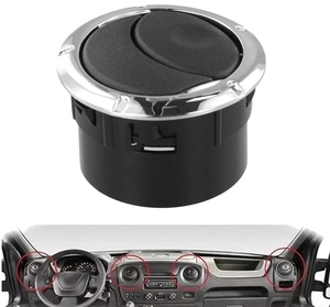 8200212480 687602618R 8200464605 Presa d'Aria con Finitura Cromata per Renault, <span class=keywords><strong>Dacia</strong></span> Master3, Logan, <span class=keywords><strong>Sandero</strong></span>, Duster, Ricambio Diretto - Product Image 2