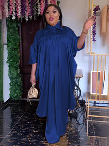 Transfrontalier européen et américain 2024 nouvelle robe imprimée pour femmes d'été africaine décontracté ample grande taille Robe - Product Image 3
