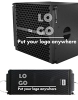 Profesyonel 15 İnç Çok Boyutlu Pasif Line Array Hoparlör / Wi-Fi 500W Çıkış Güçlü Ahşap Yapı Dış Mekan Kullanımı Yüksek Çözünürlüklü Ses