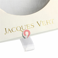 Boîtes transparentes vierges de luxe pour cadeaux de bébé, fabriquées directement par le producteur, pour t-shirts et chaussettes d'enfants, avec fenêtre en PVC