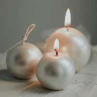 Bougie parfumée en forme de perle, bougie artisanale de luxe en coquille, décoration d'intérieur, cadeau de mariage, vente en gros