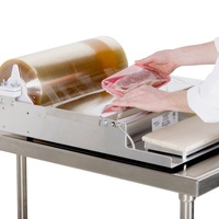 Film alimentaire et pour viande en PVC transparent de 18 pouces, 450 mm x 1500 m par rouleau, film alimentaire pour la restauration, 12 µm