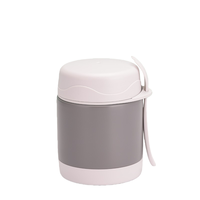 Bocal alimentaire isotherme en acier inoxydable 304 de 350 ml avec cuillère pliable intégrée, conservation de la chaleur longue durée, compact