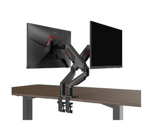 CN Original Original HKC KR50 Dual Screen <b>Bracket</b> 265mm Lift Full Motion Desk Clamp/Grommet Mount Cable Management - Product Image 4
