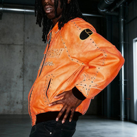 Vestes d'hiver YYSY, nouveau style, fermeture éclair, matelassées, en cuir appliqué, pour homme
