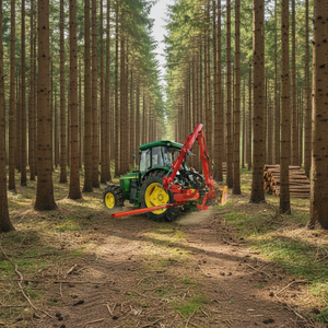 High-Performance Tractor-Mounted Cantilever Cutter | Ideal for <b>Brush</b> Cutting, Tree Pruning & <b>Vegetation</b> Control in Forestry - Product Image 1