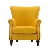 Fauteuil paresseux : Canapé scandinave une place, mini-canapé pour petits balcons et chambres, fauteuil décontracté en tissu Tiger