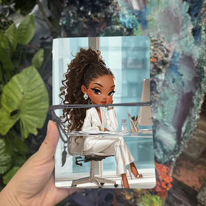 <span class=keywords><strong>Bloc</strong></span>-notes rétro A6 cadeau charmant pour les bibliothécaires de <span class=keywords><strong>bureau</strong></span> qui gèrent des livres d'entreprise avec une femme costume blanc <span class=keywords><strong>bureau</strong></span> imprimé <span class=keywords><strong>sur</strong></span> t - Product Image 2