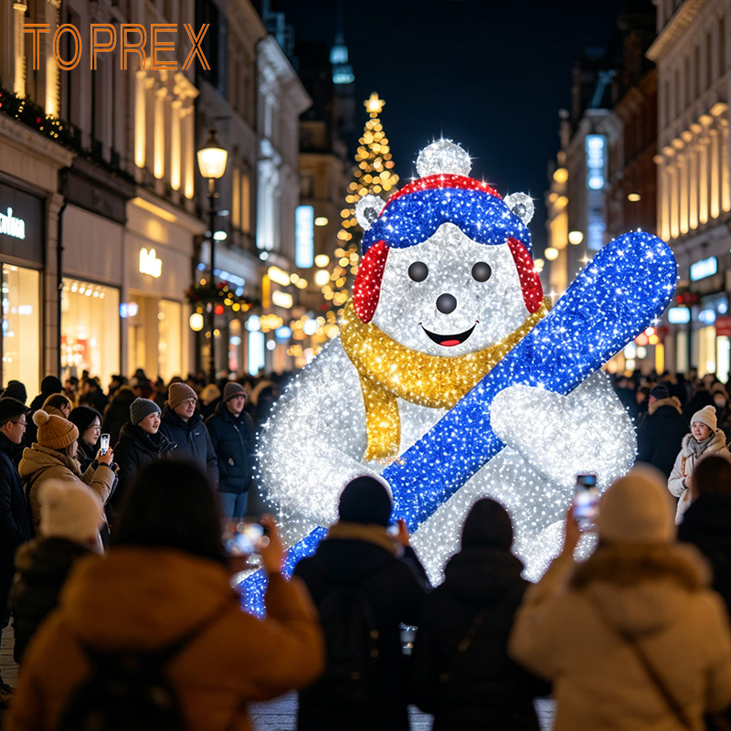 White Cartoon bear