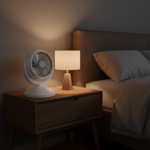 Mini ventilateur portable rechargeable tendance pour voiture et bureau, idéal pour l'été et le refroidissement de l'air - Product Image 1