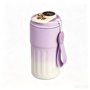 Vaso Térmico Inteligente de Diseño Moderno, Atractivo y de Alta Calidad, con Aislamiento al Vacío para Coche, Paredes Gruesas, Portátil, para Estudiantes, con Impresión Tipográfica - Product Image 4