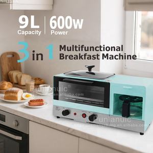 Vente en gros d'usine de machines multifonctions pour le petit-déjeuner four <span class=keywords><strong>grille</strong></span>-<span class=keywords><strong>pain</strong></span> électrique automatique machine à petit-déjeuner multifonction 3 en 1 - Product Image 1