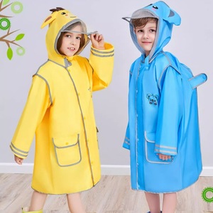 Impermeable Desechable de Plástico con Dibujos Animados para Niños, para una Sola Persona, para Viajes, Hecho en China, Venta Caliente - Product Image 1