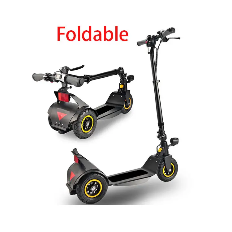 In Stock Dropshipping Super Light Waterproof Steady Easy Foldable Folding Mobility Adults 3 Wheel E Electric Scooter For Adult