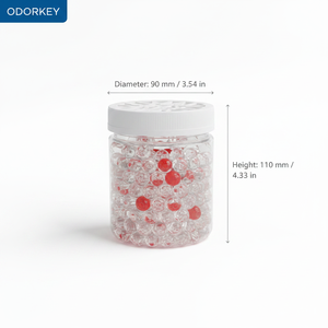 Perles <span class=keywords><strong>d</strong></span>ésodorisantes et assainissantes au gel parfum Rose avec huiles essentielles pour une fraîcheur longue durée – Prix direct usine - Product Image 4