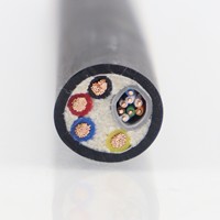 Kabel Hibrida Kustom Kombinasi Daya + Sinyal, Kabel Tembaga Berlapis PVC, Satu Kabel untuk Otomatisasi Robot AGV, Produsen OEM, Bersertifikasi CE