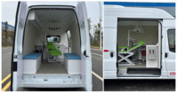 Clinique dentaire mobile personnalisée avec fauteuil dentaire complet et appareil de radiographie, véhicule de traitement médical entièrement équipé