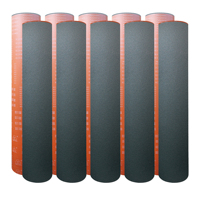 Fabrication et fourniture de rouleaux de toile abrasive en carbure de silicium de haute qualité, prix avantageux, couleurs rouges, vente en gros