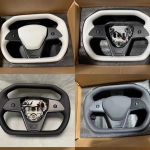 Suitable Yoke <strong>Steering</strong> Wheel Original for Tesla Model 3/Y Cyber Cybertruck Updated <strong>Steering</strong> Wheel <strong>Modification</strong> - Product Image 4