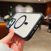Nouvelles coques transparentes 2025 pour iPhone 17 Air/Pro/Pro Max – Étui magnétique intégral pour iPhone 17, 16, 15, 14, 13, 12, 11