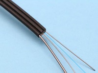 DROP CABLE 1/2/4FO G657A2 LSZH (SM) -MESSENGER EN ACIER ANTIFLAMA (ENROULEUR DE 1KM) PALETISÉ SUR 40/63 ENROULEURS
