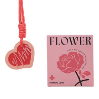 Pendentif d'aromathérapie pour voiture en forme de cœur rose mignon, cadeau idéal pour la Saint-Valentin, ornement parfumé longue durée