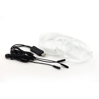Lumière d'ambiance pour voiture KEBOSIED, lumières décoratives intérieures USB, contrôle par application, lumière d'ambiance