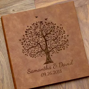 Diario profesional personalizado, colección Digital de cuero de lujo, álbum de fotos de boda, venta al por mayor