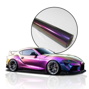 Film de protection de carrosserie automobile anti-rayures à changement de couleur de la série Chameleon, film vinyle PVC PET pour voiture - Product Image 1