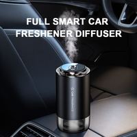 Accessoires de décoration de voiture Meilleures ventes Diffuseur de parfum de voiture intelligent noir portable pour le placement du tableau de bord de la voiture