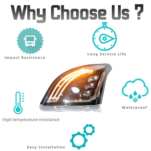 Phares Améliorés <span class=keywords><strong>Prado</strong></span> 2003-2009 à LED DRL, Assemblage de Lampe Avant Design Double Projecteur, Accessoires de Phares Automatiques pour <span class=keywords><strong>Toyota</strong></span> - Product Image 6