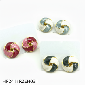 Orecchini romantici a forma di cuore per le donne alla moda carini indossano quotidianamente gioielli religiosi a cerchio di perle per feste e regali - Product Image 1