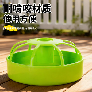 กล่องให้อาหารลูกนกแก้วสำหรับนกบัดจีส์ นกค็อกคาเทล นกซันคอนัวร์ ถาดหย่านมแบบพิเศษ ดีไซน์รูปทรงสี่เหลี่ยมผืนผ้า ทนทานต่อการกัด ป้องกันการกัดแทะ - Product Image 3