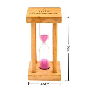 Современные оптовые деревянные песочные часы-таймеры в форме песочных часов, 1/3/5 минут, ручной работы, экологичные, прочные, рекламный подарок - Product Image 4