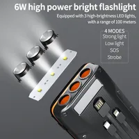Power Bank Tenaga Surya 10000mAh Terlaris di Facebook, Tahan Air IP68, Portabel, Pengisian Daya Nirkabel, Desain Magnetik