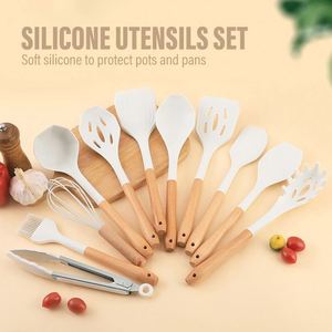 12 Pcs Set Cooking <b>Tools</b> Kitchen Cookware Set Food Silicone Kitchen Utensils for Home Products - Product Image 3