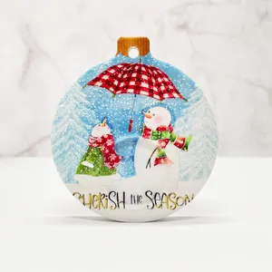 High quality customization ornaments diy craft ornaments pendant christmas tree family pendant ornament