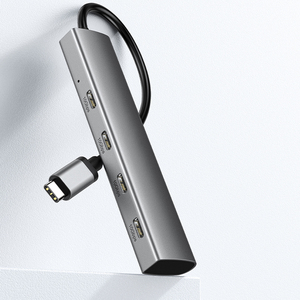 미니 4 포트 <span class=keywords><strong>USB</strong></span> 3.1/3.2 Gen2 허브 스플리터 알루미늄 <span class=keywords><strong>USB</strong></span> 유형 <span class=keywords><strong>C</strong></span> 허브와 멀티 포트 어댑터에 <span class=keywords><strong>USB</strong></span>-<span class=keywords><strong>C</strong></span> 10Gbps 박스 - Product Image 2