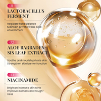 Kormesic 100ml Mousse Nettoyante Intime Probiotique Rose Agrumes pour Femme – Soins d'Hygiène Intime Naturelle pour la Santé Féminine