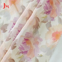 Tissu en viscose 100% à imprimé floral, tissu en mousseline de soie, rouleau de tissu pour la confection de robes, vente chaude