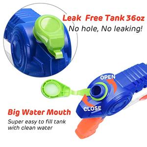 ปืนฉีดน้ำซุปเปอร์โซกเกอร์ ปืนฉีดน้ำสำหรับเด็กและผู้ใหญ่ ความจุสูง 36 ออนซ์ ปืนฉีดน้ำแรงดันสูง ปืนฉีดน้ำสำหรับฤดูร้อน - Product Image 4