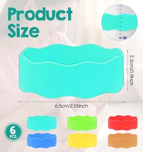 Bande de biberons en silicone souple vert à ondulation unique, étiquettes personnalisées pour biberons - Product Image 5