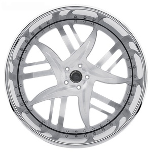 Diseño Cóncavo de Dos Piezas en Aleación de Aluminio Forjado Personalizado, Cromado, Plateado, Dorado y Pulido, para Camioneta Dodge, Chevrolet <span class=keywords><strong>Chevelle</strong></span> - Product Image 2