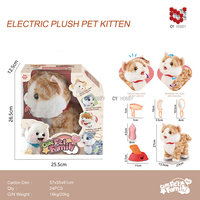 Machine répétitive intelligente pour chat Poupées en peluche pour enfants pour soulager le stress en fourrure