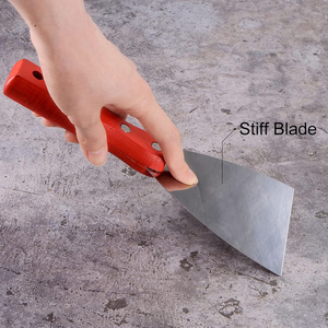 มีดโป๊วผนังยิปซัม ด้ามไม้ ใบมีดโลหะ สำหรับติดสติ๊กเกอร์ <span class=keywords><strong>วอลเปเปอร์</strong></span> ปูกระเบื้อง ซ่อมแซมพื้นผิว ทาสี ปิดรอยต่อ ขูด - Product Image 6